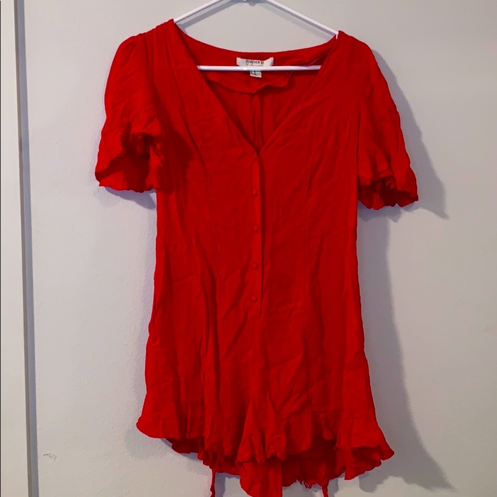 Red dress